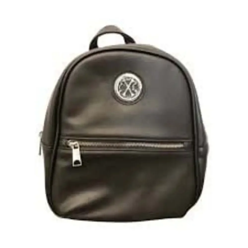 CXL by Christian Lacroix Black Faux Leather Backpack